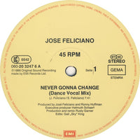 José Feliciano : Never Gonna Change (12")