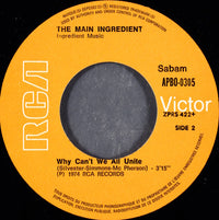The Main Ingredient : Happiness Is Just Around The Bend (7")