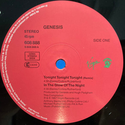 Genesis : Tonight, Tonight, Tonight (Remix Long Version) (12", Maxi)