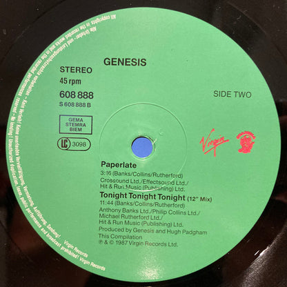Genesis : Tonight, Tonight, Tonight (Remix Long Version) (12", Maxi)