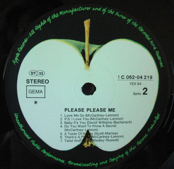 The Beatles : Please Please Me (LP, Album, RE,  As)