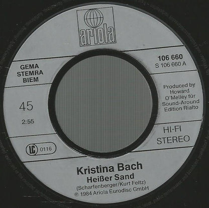 Kristina Bach : Heißer Sand (7", Single)