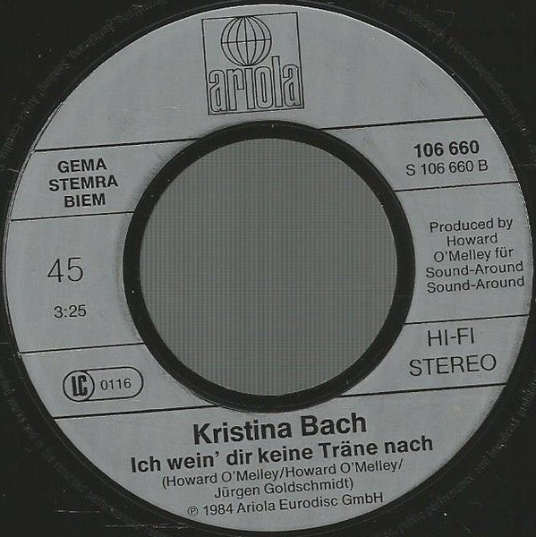 Kristina Bach : Heißer Sand (7", Single)