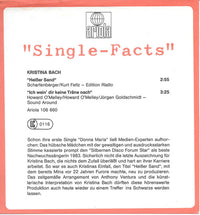Kristina Bach : Heißer Sand (7", Single)