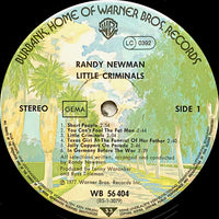 Randy Newman : Little Criminals (LP, Album, RP)