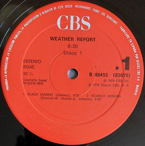Weather Report : 8:30 (2xLP, Album, RE, Gat)