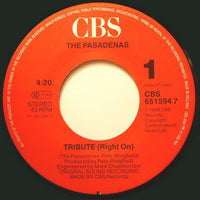 The Pasadenas : Tribute (7", Single)