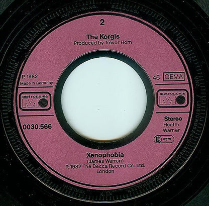 The Korgis : Don't Look Back (7", Single)