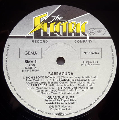 Quantum Jump : Barracuda (LP, Album)