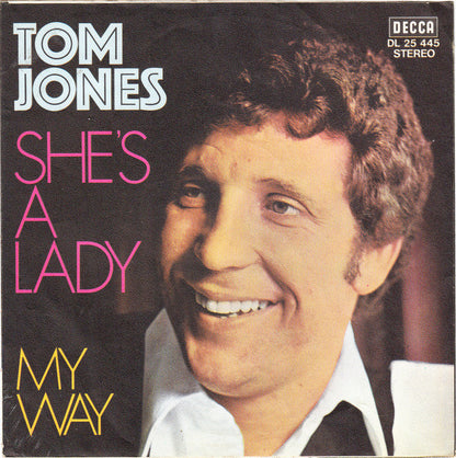 Tom Jones : She's A Lady (7", Single)