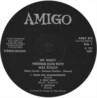Max Roach : We Insist! Max Roach's Freedom Now Suite (LP, RE)