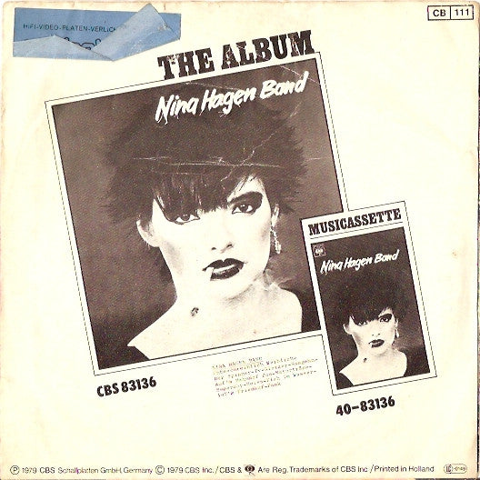 Nina Hagen Band : Unbeschreiblich Weiblich (7", Single)