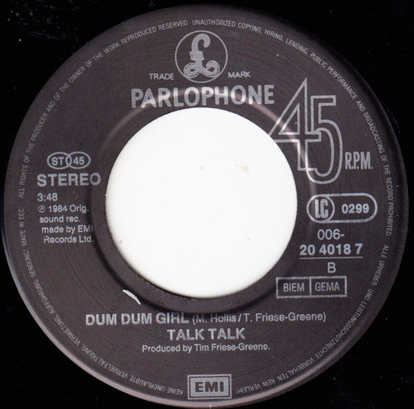 Talk Talk : Such A Shame (7", Single)