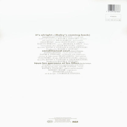 Eurythmics : It's Alright (Baby's Coming Back) (12", Maxi)