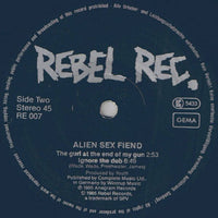 Alien Sex Fiend : Ignore The Machine (Special Electrode Mix) (12")