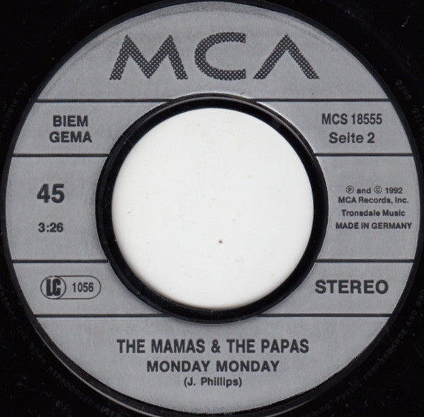 The Mamas & The Papas : Dream A Little Dream Of Me (7", Single)