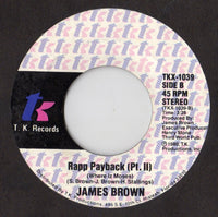 James Brown : Rapp Payback (Where Iz Moses) (7", Styrene, She)
