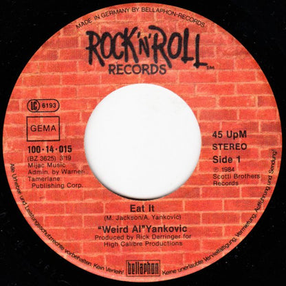 "Weird Al" Yankovic : Eat It (7", Single)
