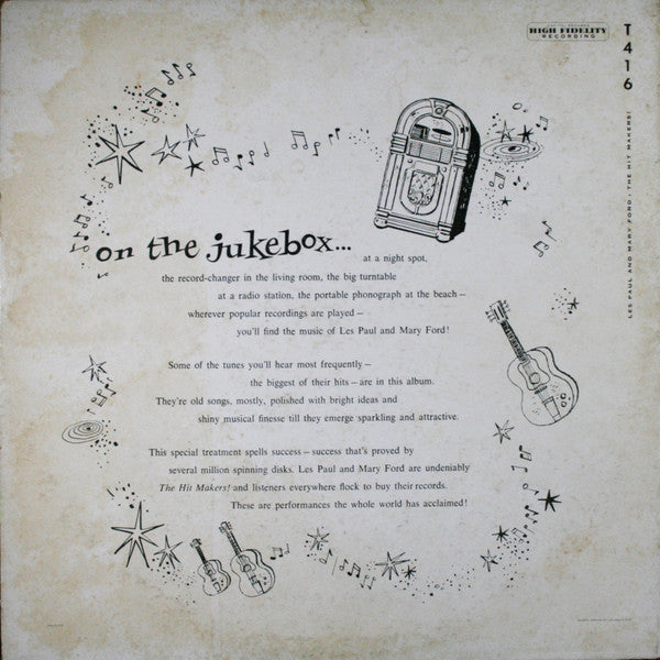 Les Paul & Mary Ford : The Hit Makers! (LP, Album, Mono)