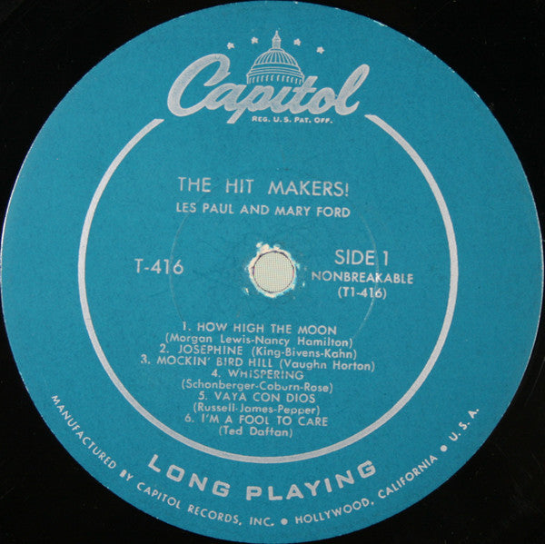 Les Paul & Mary Ford : The Hit Makers! (LP, Album, Mono)
