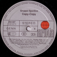 Gruppo Sportivo : Copy Copy (LP, Album, RP)