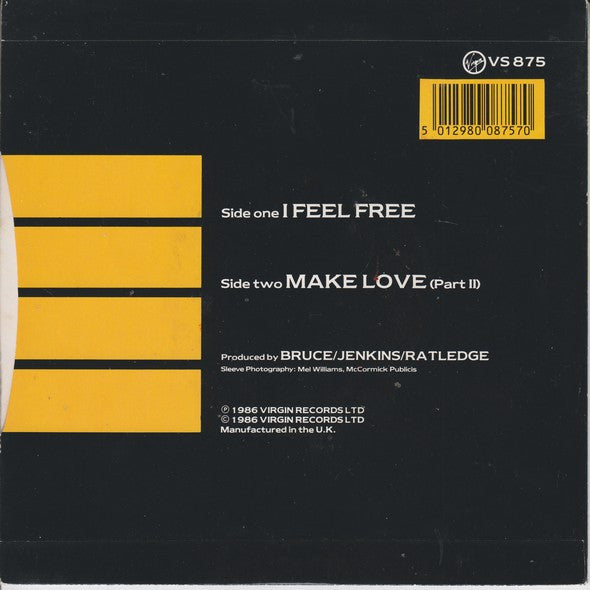 Jack Bruce : I Feel Free (7", Single)