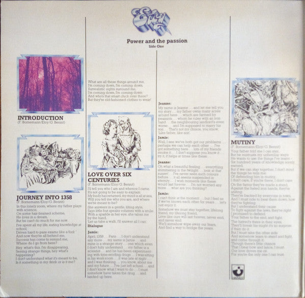 Eloy : Power And The Passion (LP, Album, RP, Gat)