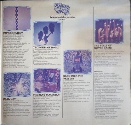 Eloy : Power And The Passion (LP, Album, RP, Gat)
