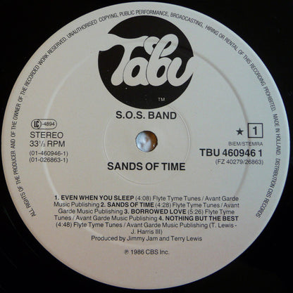 The S.O.S. Band : Sands Of Time (LP, Album, RE)