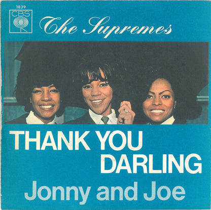 The Supremes : Thank You Darling (7", Single)