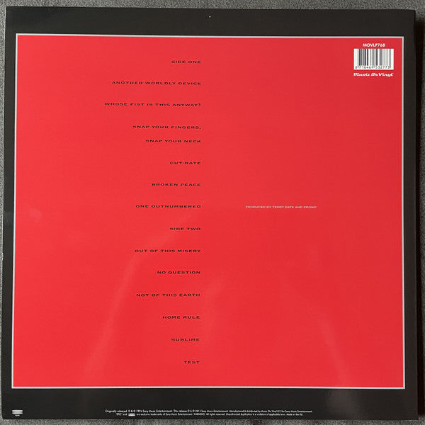 Prong : Cleansing (LP, Album, RE, 180)