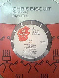 Chris Biscuit : Rhymes To Kill (12")