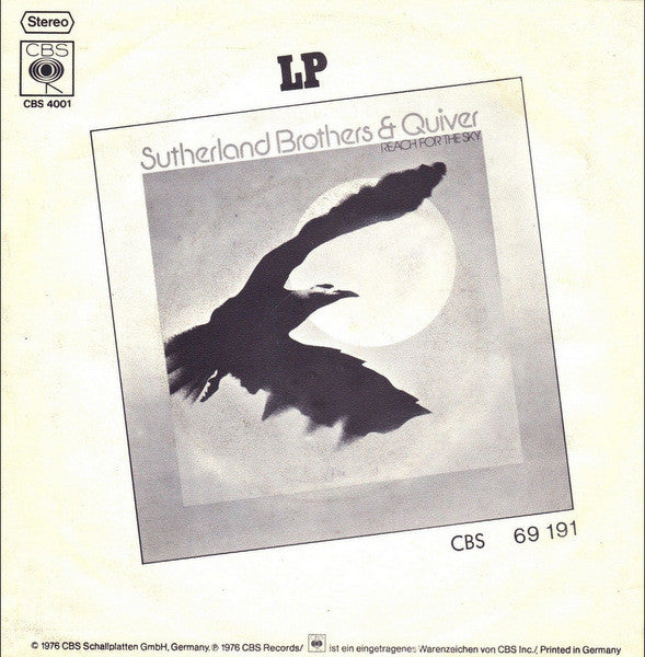 Sutherland Brothers & Quiver : Arms Of Mary (7", Single)