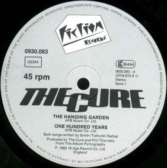 The Cure : A Single (10", Single)