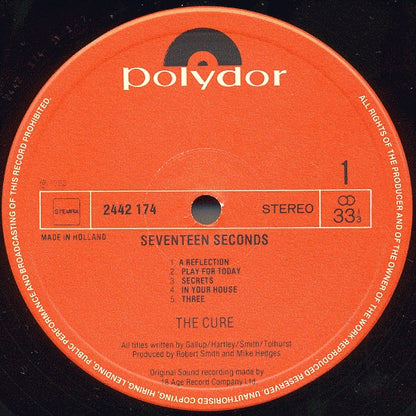 The Cure : Seventeen Seconds (LP, Album)