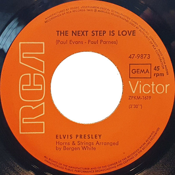 Elvis* : I've Lost You / The Next Step Is Love (7", Single)