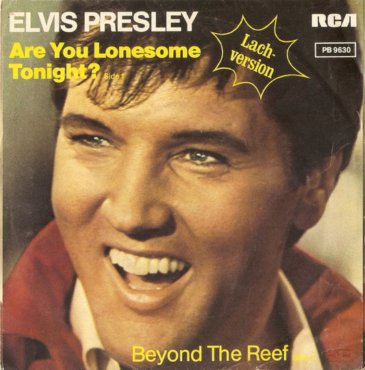 Elvis Presley : Are You Lonesome Tonight? (7", Single)