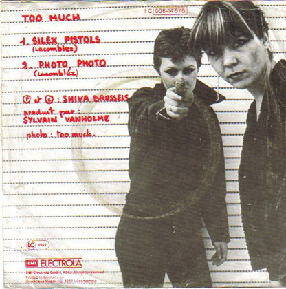 Too Much : Silex Pistols (7", Single)