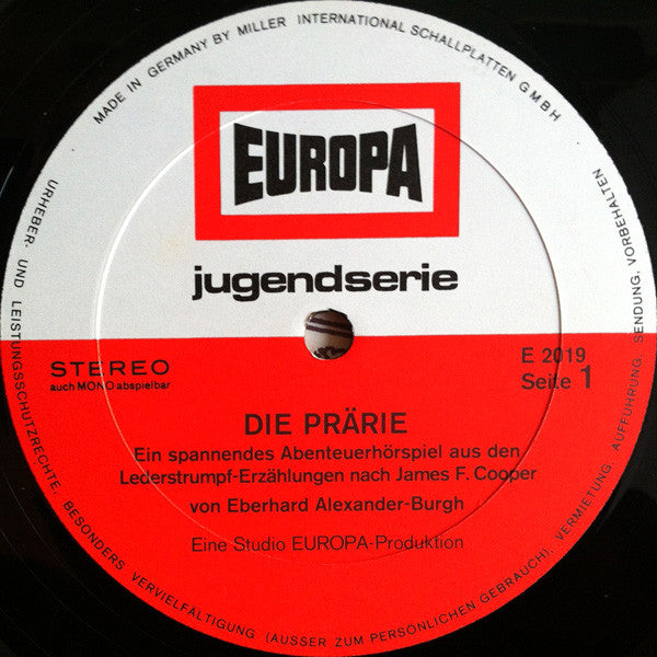 James F. Cooper* : Die Prärie (LP)