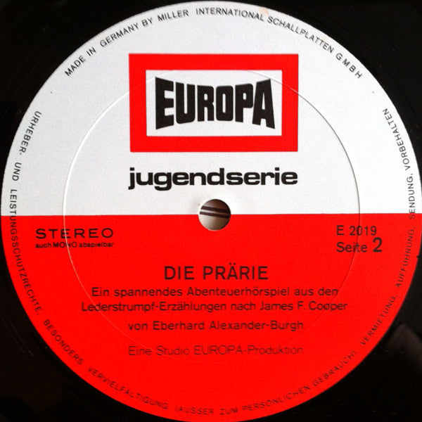 James F. Cooper* : Die Prärie (LP)
