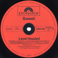 Sweet* : Level Headed (LP, Album, Gat)