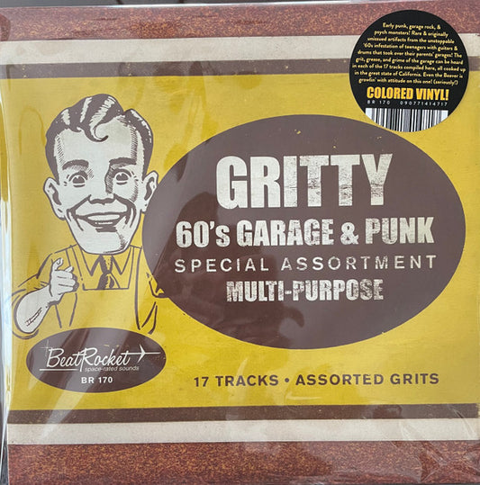 Various : Gritty 60's Garage & Punk (LP, Comp, Mono, Ora)