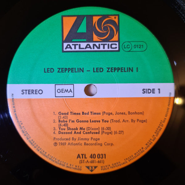 Led Zeppelin : Led Zeppelin (LP, Album)