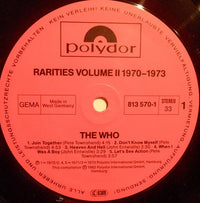 The Who : Rarities Vol. 2 "1970-1973" (LP, Comp)