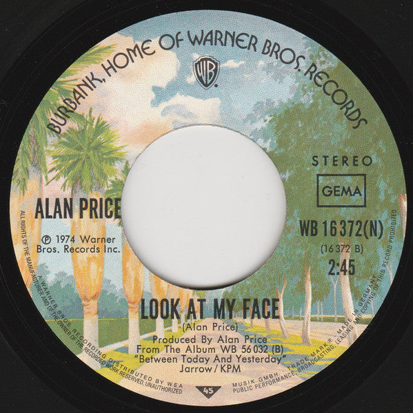 Alan Price : Jarrow Song (7", Single)