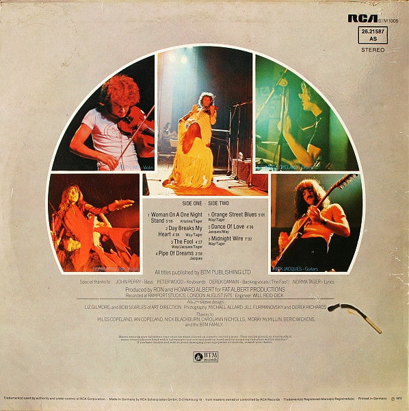 Curved Air : Midnight Wire (LP, Album)