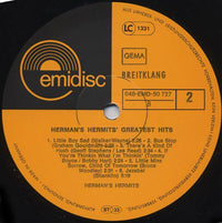 Herman's Hermits : Greatest Hits (LP, Comp, RE)