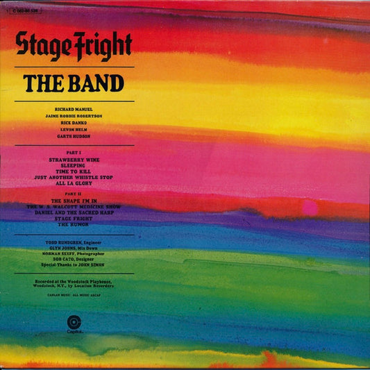 The Band : Stage Fright (LP, Album, Gre)