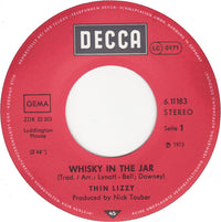 Thin Lizzy : Whisky In The Jar / Black Boys On The Corner (7", Single, RE)