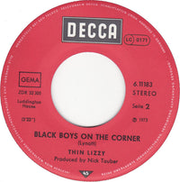 Thin Lizzy : Whisky In The Jar / Black Boys On The Corner (7", Single, RE)